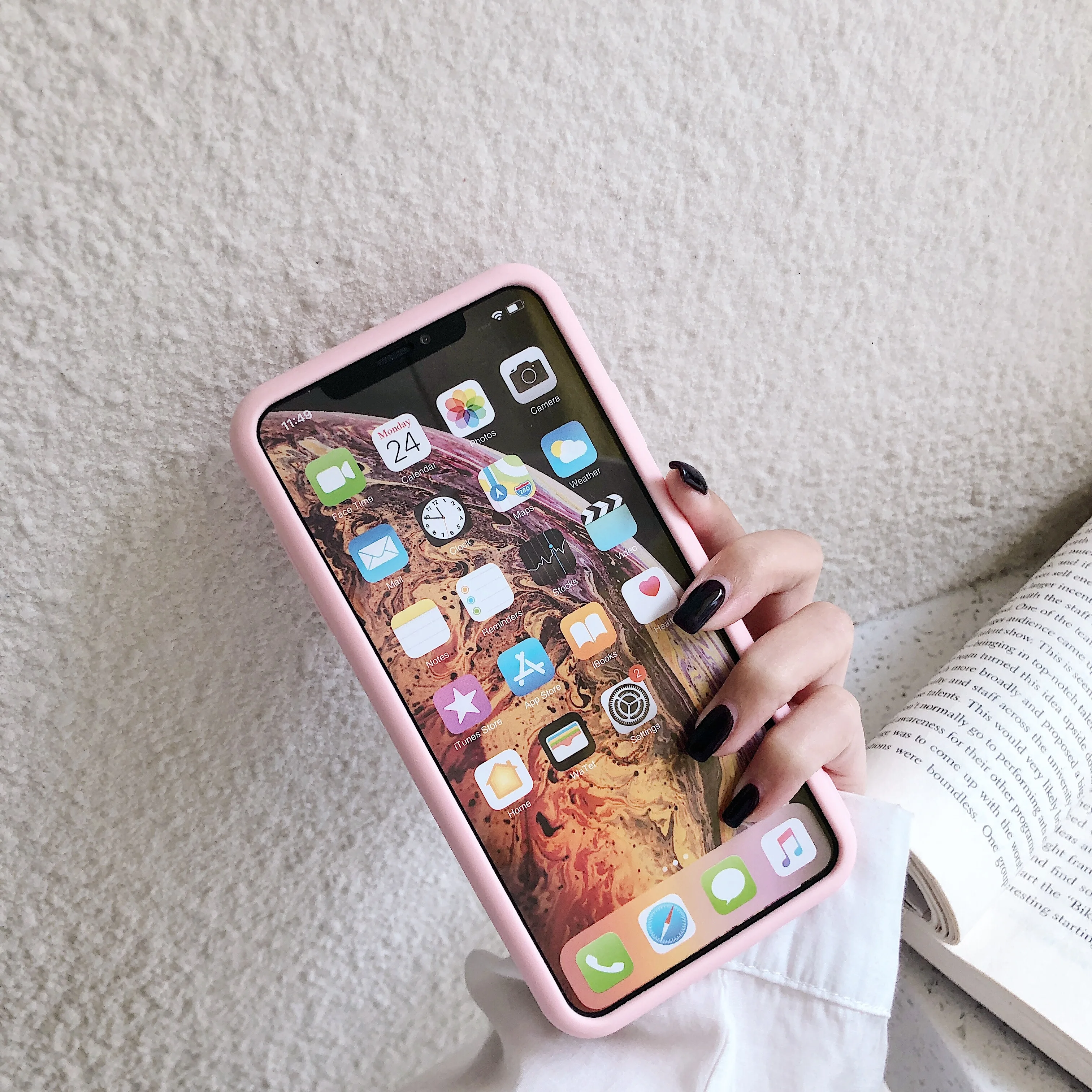 3D мультфильм Розовый Минни животные Телефон чехол для iphone X Xs Max XR 7 8 Plus 6 6s plus