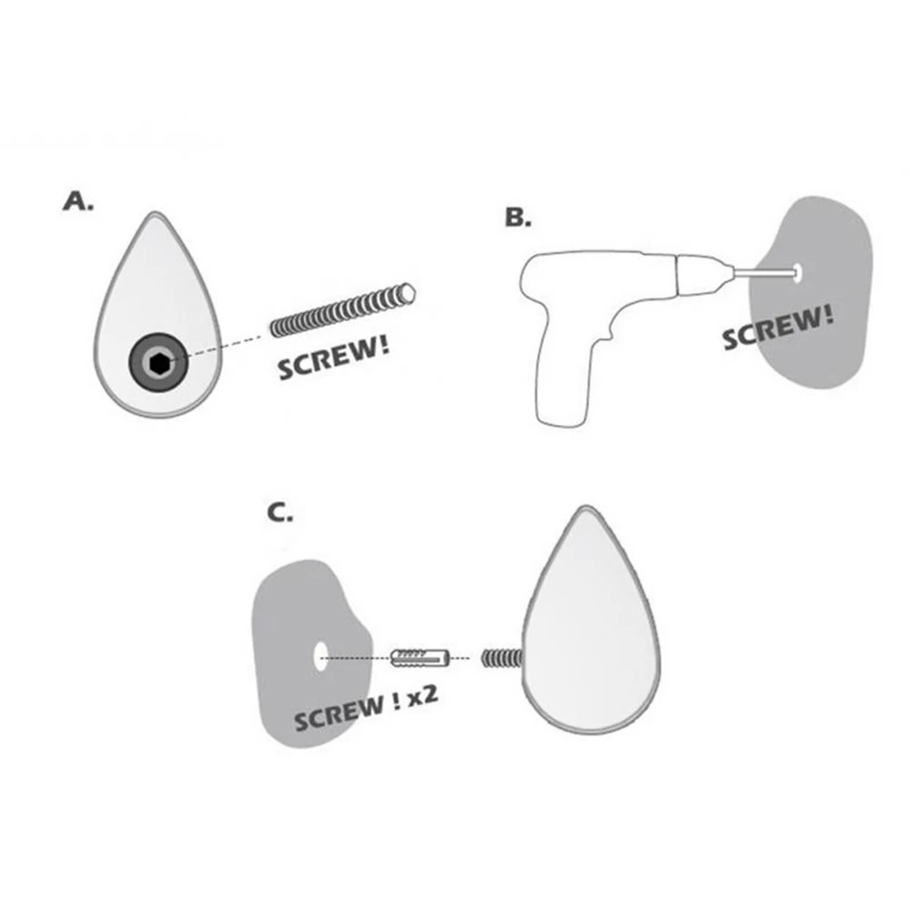 Модная креативная одежда в форме капель крючки для струйной печати настенный