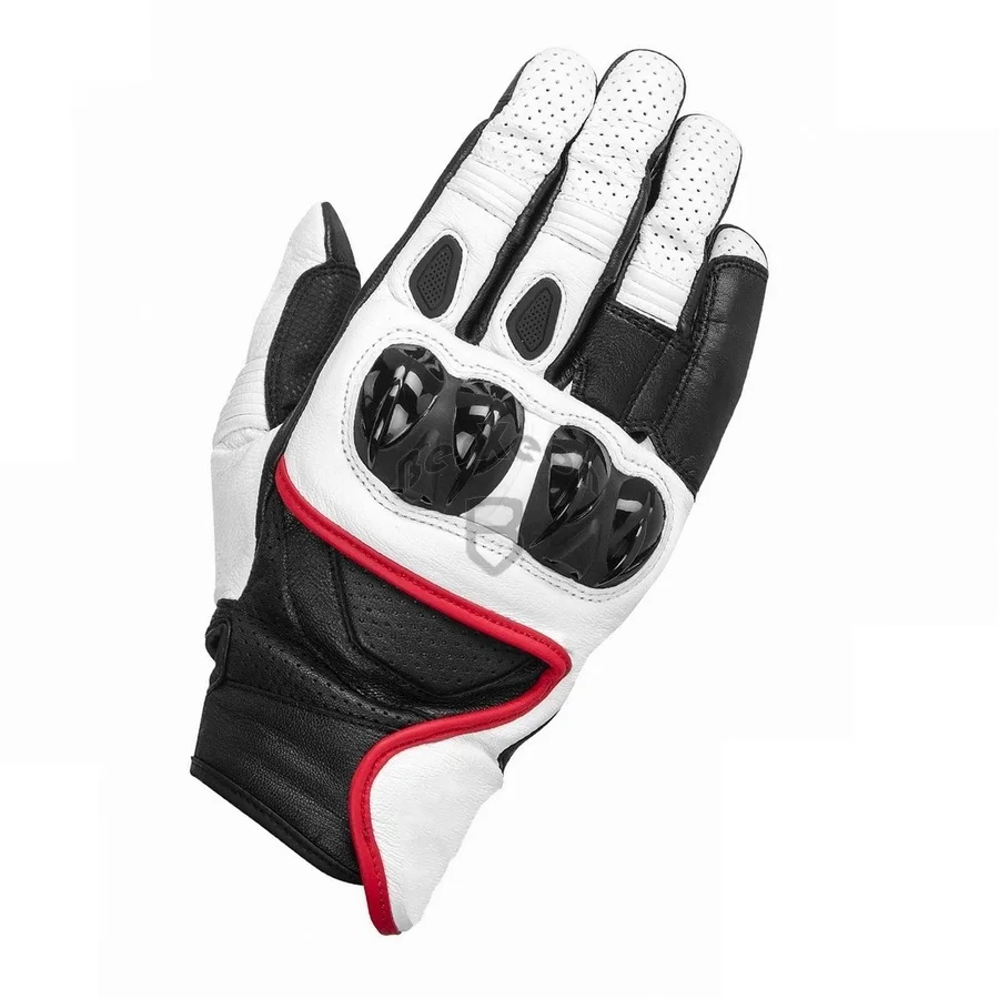 

New 4 Colors 100% Genuine Leather Celer Motorbike Short Gloves Racing Driving Motorcycle GP PRO Cowhide Touch Screen Gloves