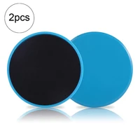 2 pieces round fitness core sliders double sides exercise sliders gliding disc use on carpet or hardwood floors blue