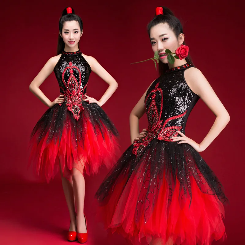 Современные танцевальные костюмы ds sequins для женщин и взрослых Молодежные