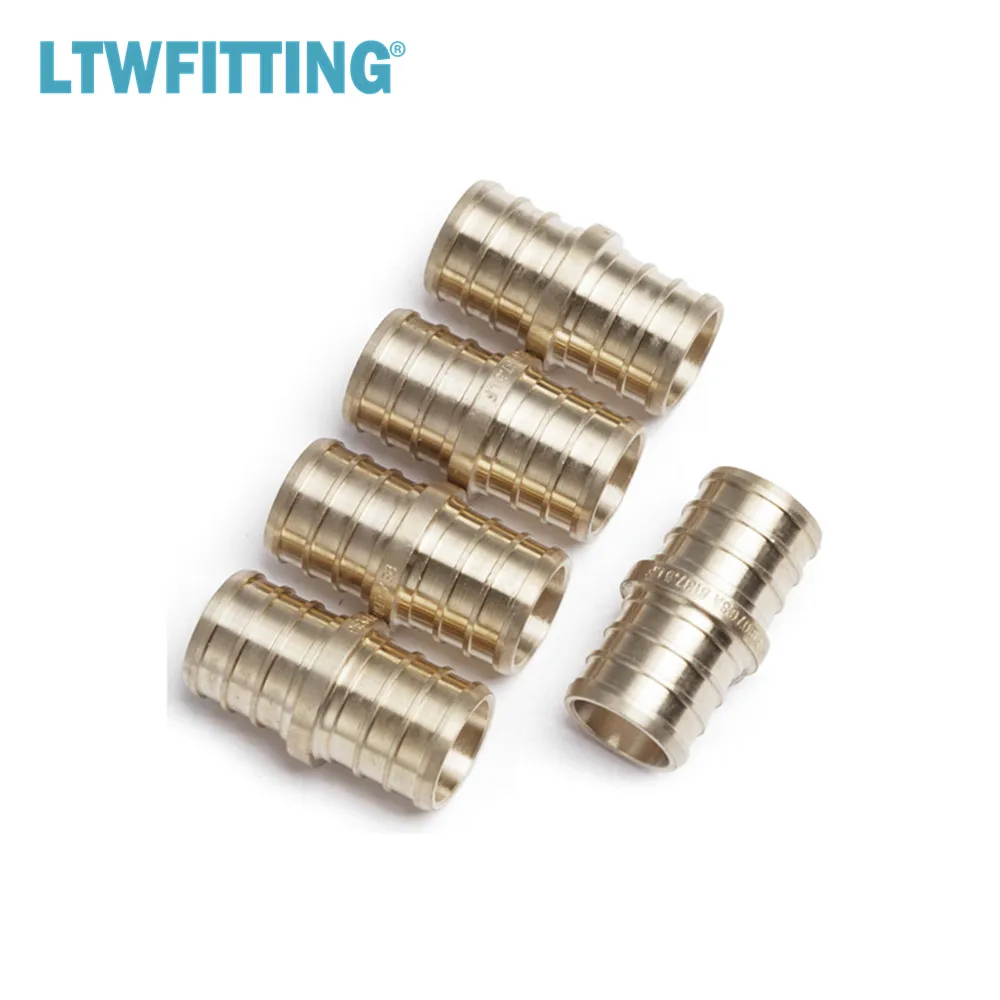 Латунный обжимной фитинг LTWFITTING PEX 3/4 дюйма бессвинцовая муфта PEX|crimp fitting|brass fittingspex
