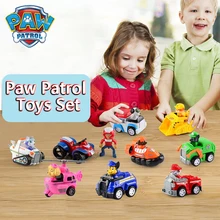 Paw Patrol Toys Set Dog Puppy Patrol Car Patrulla Canina Action Figures Model Toy Chase Ryder Vehicle Car For Kids Gifts