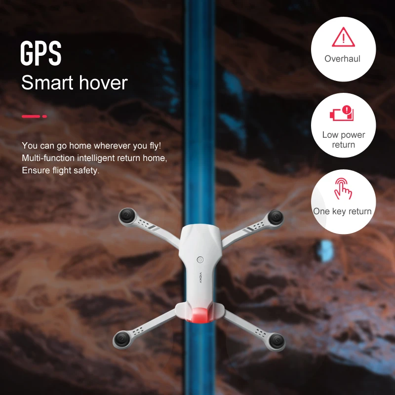 

2021 New F10 4K HD Dual Camera With GPS 5G WIFI Wide Angle FPV Real-time Transmission Rc Distance 2km Professional Drone
