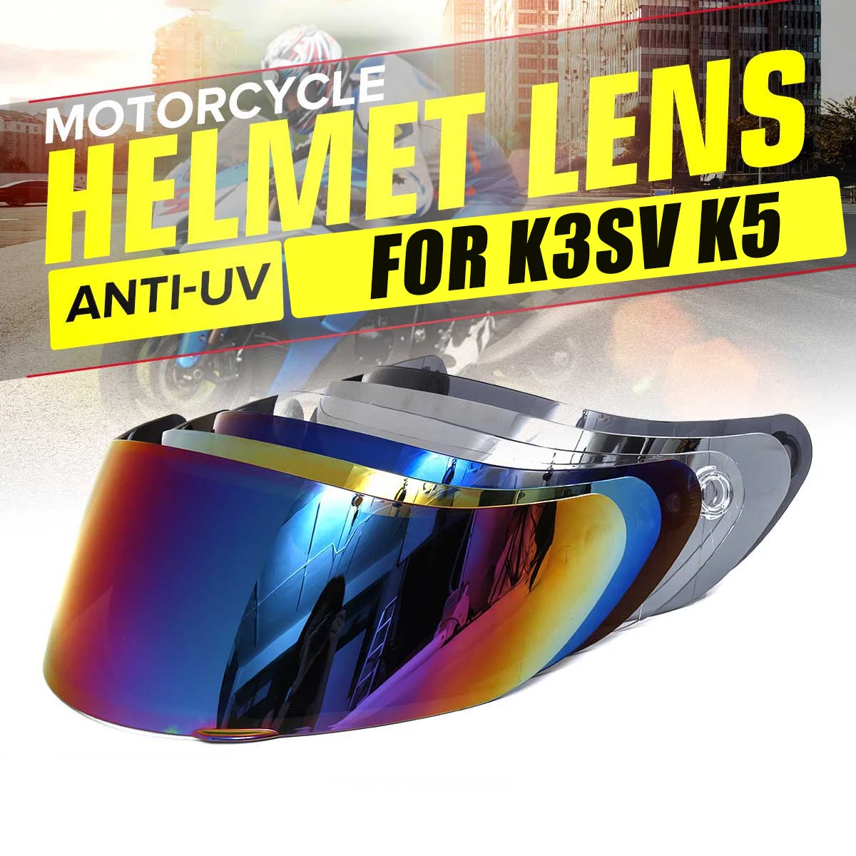 Шлем козырек для AGV K5 K3 SV мотоциклетный шлем щит Запчасти оригинальные очки agv k3 sv