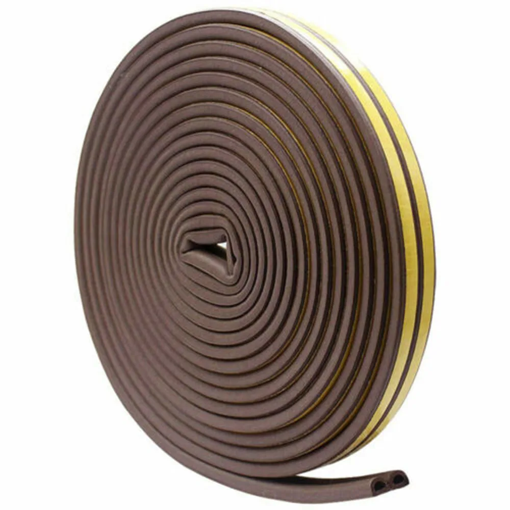 

10m Self-adhesive Sealing Strip Waterproof Sound Insulated Window Door Gap Foam