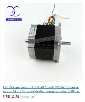 NEMA34 CNC 86 шаговый двигатель 78 мм/520 Oz-in шаговый двигатель/4,0 Afor гравировальный станок с ЧПУ и 3D принтер