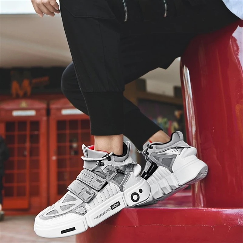 Повседневная обувь мужские высокие кроссовки мужская 2019 |