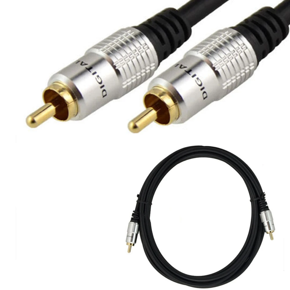 Кабель RCA в видео аудио коаксиальный кабель стерео цифровой разъем для ТВ DVD
