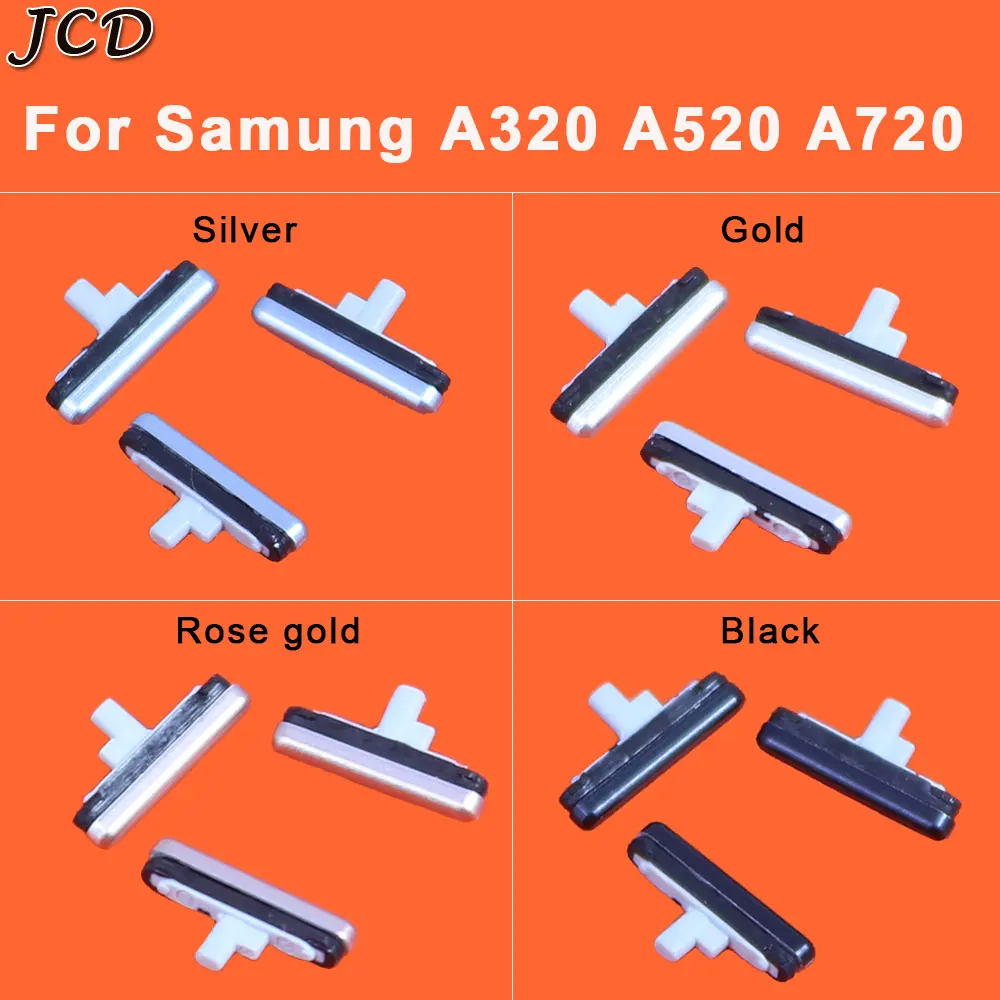 JCD для samsung Galaxy A3 A5 A7 A320 A520 A720 корпус телефона рамка громкости Кнопка питания Боковая клавиша