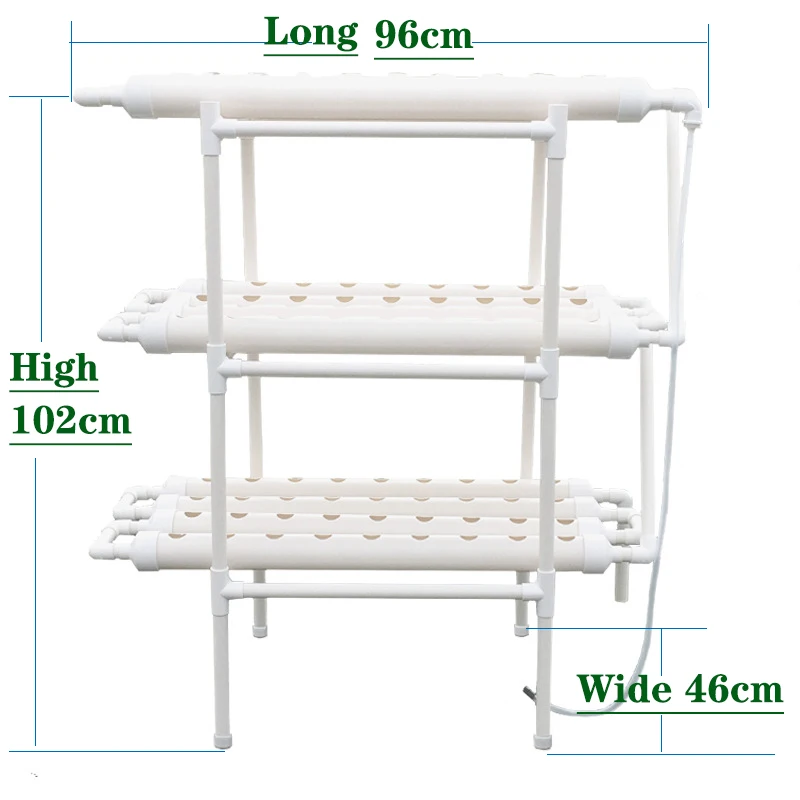 Продажа Наборы для роста гидропонной системы, оборудование для выращивания без земли, семейная Балконная труба, строительный стенд для цветов из НП...