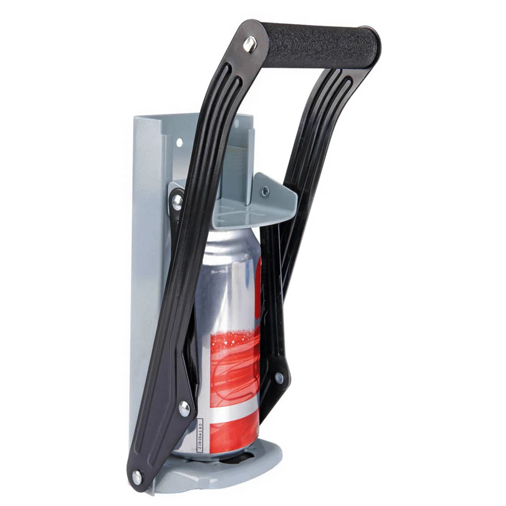 

16 унций дробилка открывалка для бутылок толчок может Heavy Duty пиво жестяная содовой колой, рециркуляции инструмент для переработки дома распр...