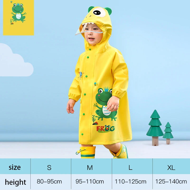 Детская куртка плащ костюм для маленьких мальчиков и девочек студенческое пончо