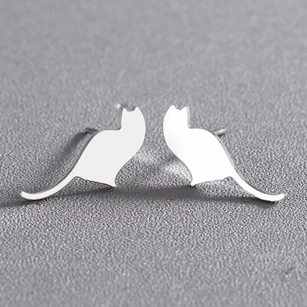 Серьги гвоздики Todorova из нержавеющей стали для девочек и детей маленькие