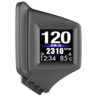 Автомобильный проекционный дисплей OBD2 + GPS Спидометр со спидометром и тестом превышения скорости тормоза для всех транспортных средств