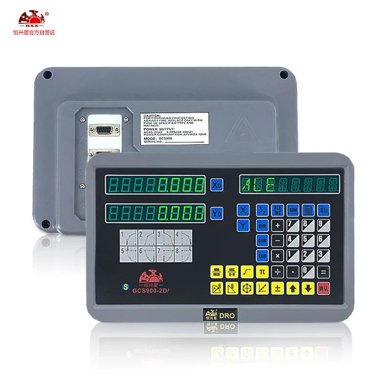 

complete kit 2 axis dro set gcs900-2d digital readout and 2 pcs linear scales encoder sensor 5 micron 50 to 1000mm for machine