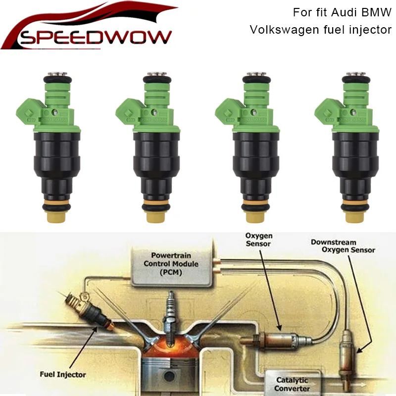 

Топливная форсунка SPEEDWOW для Audi BMW Vw для Volvo для Ford для Chevrolet 6 шт. 0280150558 Расходная Топливная форсунка