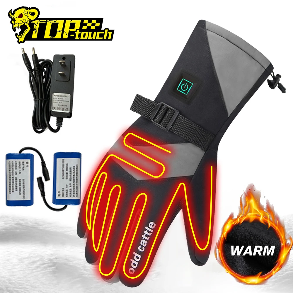 Новые зимние Мотоциклетные Перчатки Водонепроницаемые грелки Guantes мото перчатки