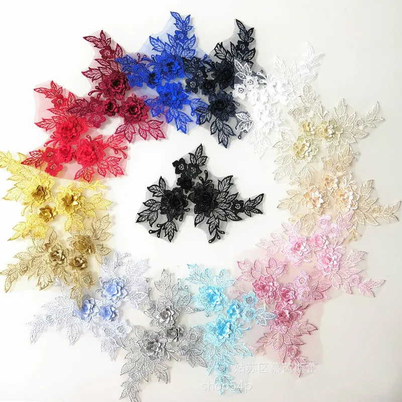 Цвет вышивка трехмерной аппликацией в виде платье с кружевом детское цветочным