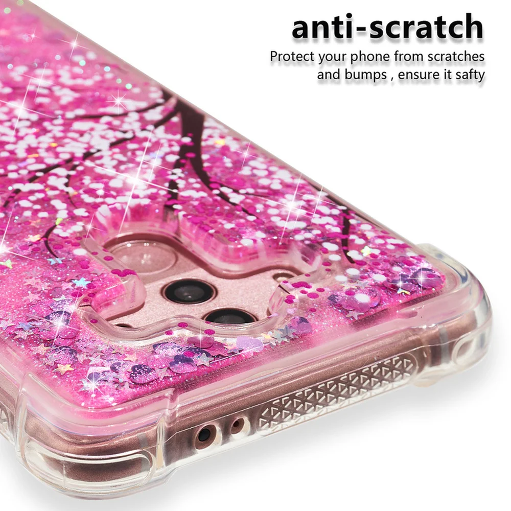 Bling Case for Huawei Mate 10 Pro Soft Silicone Bumper Cover Mate10 BLA-L29 BLA-L09 Cute Glitter Liquid Cases BLA L29 L09 | Мобильные