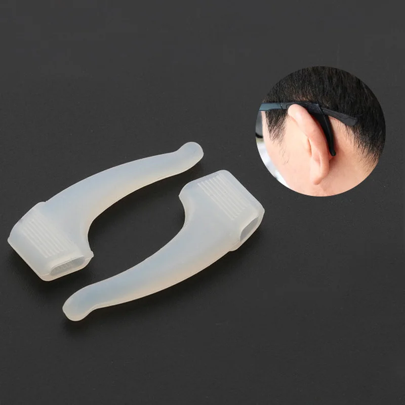 Модные противоскользящие заушные крючки для очков аксессуары силиконовый