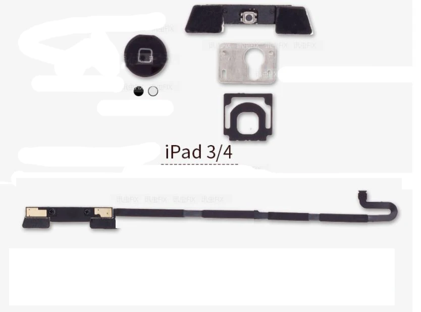 1 шт. Главная Кнопка Flex для iPad 2/3/4 5 iPad mini 1 2 3 вкл/выкл кнопка меню ключ домой гибкий кабель в сборе Запасная часть