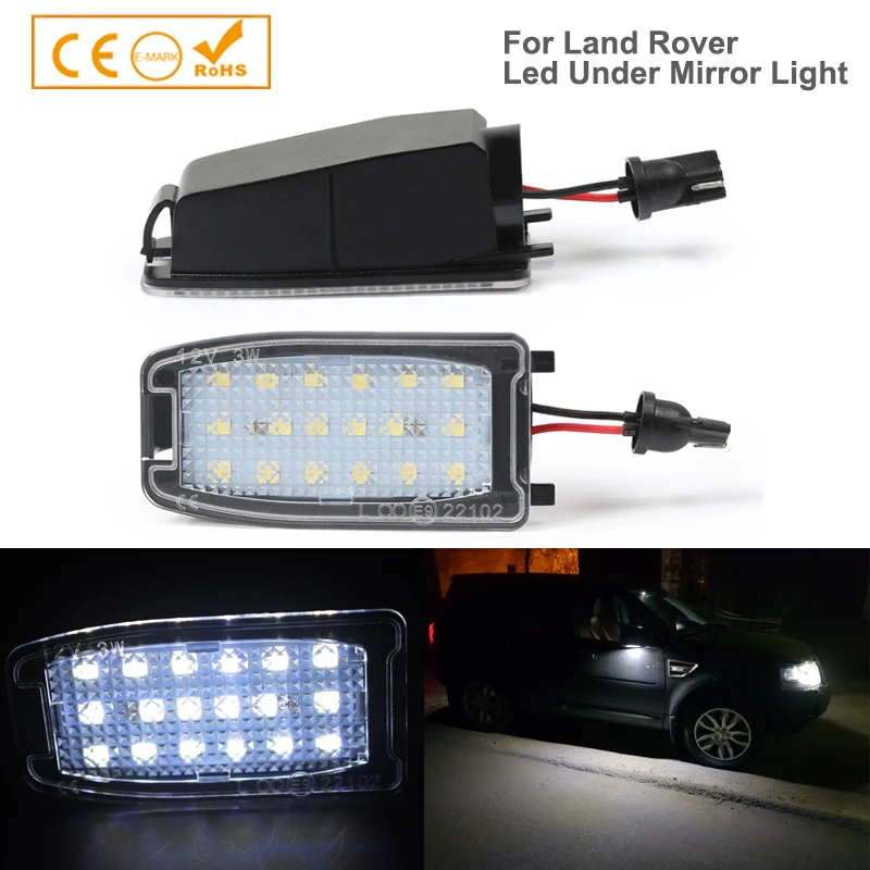 2x Светодиодный светильник для бокового зеркала Land Rover LR2 LR3 Freelander 2 Rang L322