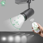 2,4 г RF Беспроводной Управление Системы светодиодный Трековый светильник CCT затемнения рельс светильник s Яркость Масштабируемые 20 Вт Костюмы магазин светильник Инж