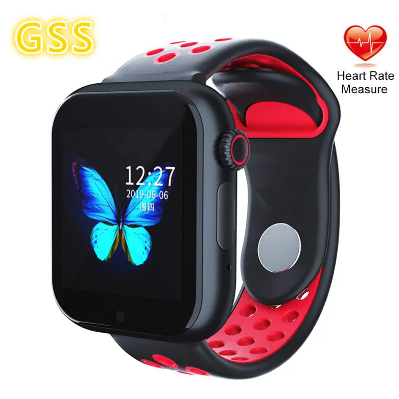 Z6S фитнес Bluetooth Смарт часы поддерживает Android телефон sim карта камера Сенсорный