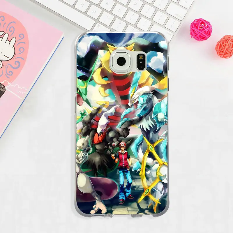 image 9 Для samsung Galaxy Note 3 4 5 8 S3 S4 S5 мини S6 S7 S8 S9 Edge Plus On5 On7 Мягкий ТПУ чехол для телефона милый прекрасный Покемон Пикачу - Цвет: image 9