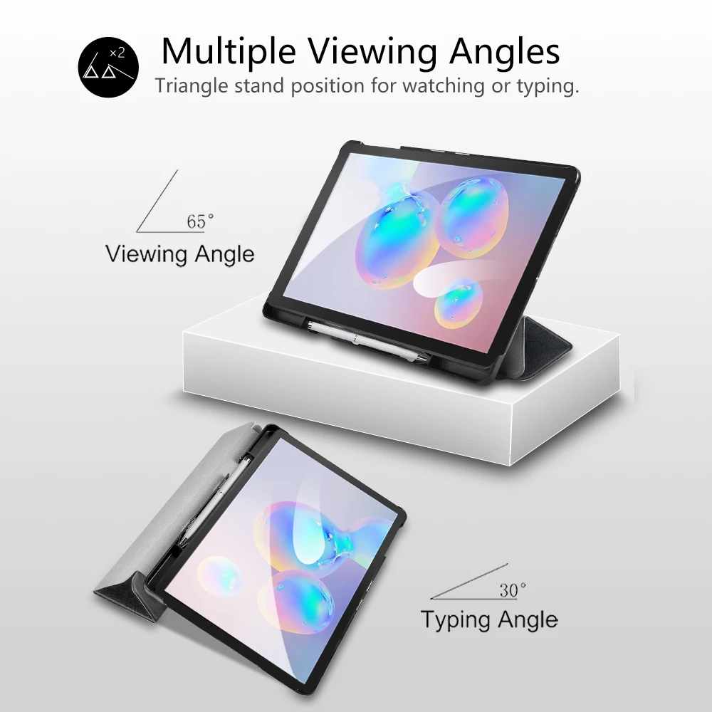 Чехол для Samsung Galaxy Tab S6 10,5 SM-T860 SM-T865 с карандаш держатель для Samsung Galaxy Tab S6 чехол funda capa