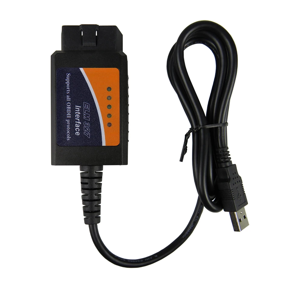 Лучший сканер интерфейса ELM327 USB OBD2/OBDII автомобильный диагностический ELM 327 в 1 5 чип
