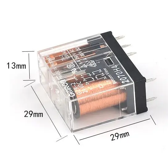 10 шт./лот 100% оригинальный новый реле G2R-2-12VDC G2R-1-24VDC G2R-2 12V 24V G2R 2 8PIN 5A на off |