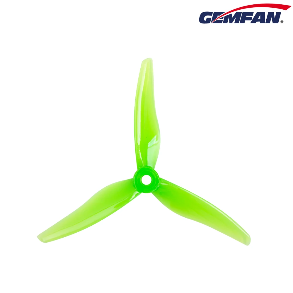20 шт/10 пар Gemfan Hurricane 51466 tri-blade пропеллер реквизит для 2306 2207 мотора RC FPV Multirotor 3 Лопасти CW CCW пропеллер - Цвет: Green