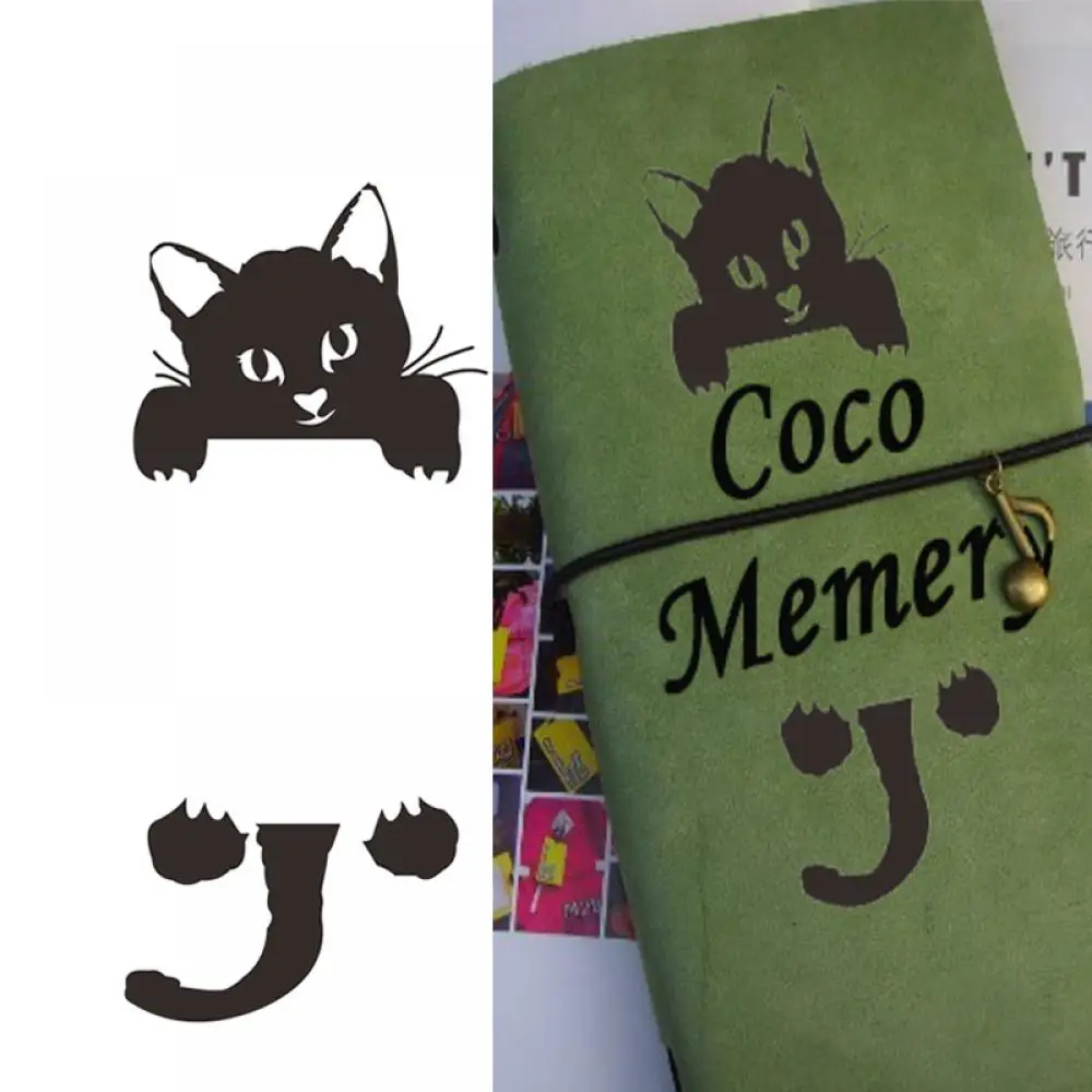 Новые забавные наклейки сделай сам с изображением милого кота на стену украшение