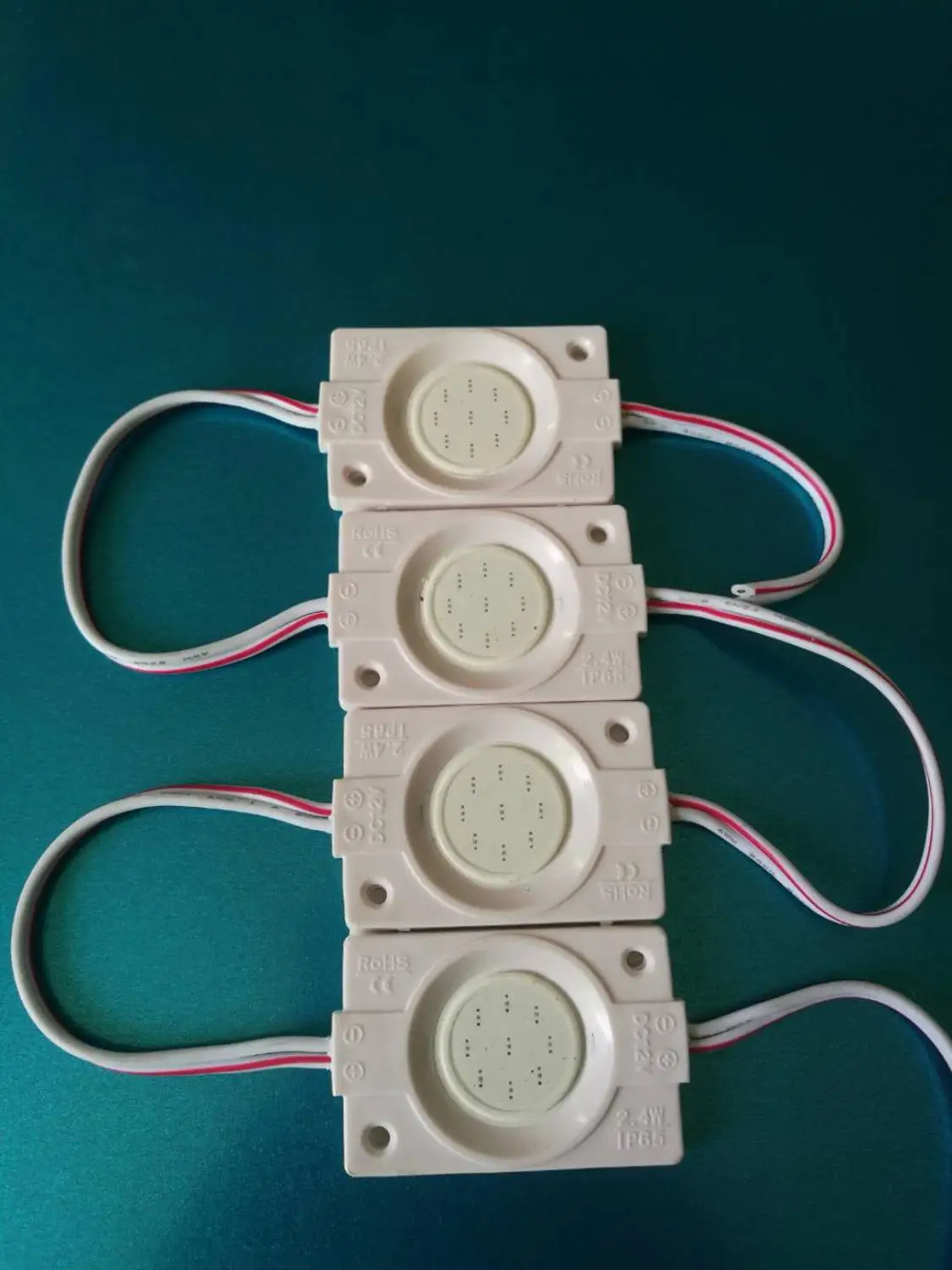 60 шт. 2 Вт DC12V IP65 UL перечисленные White 6500K теплый белый красный желтый зеленый