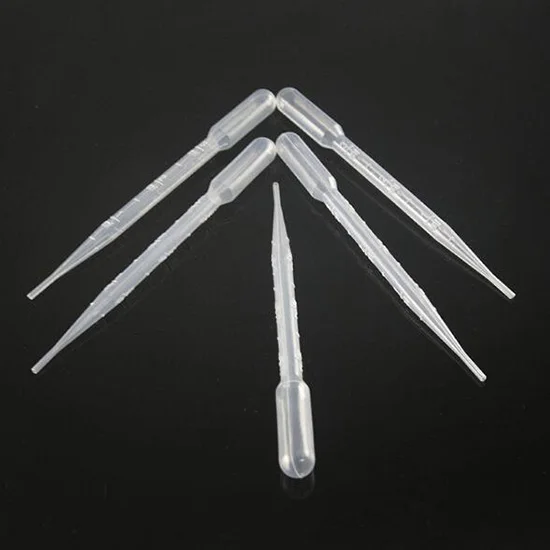 

Pasteur Pipettes Disposable Dropper Eye Transfer Graduated Perfume 100 Pcs 3ML