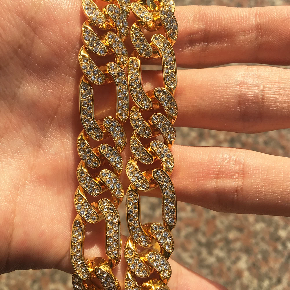 Hip Iced Out Bling мужское ожерелье золотистого и серебряного цвета чокер микро