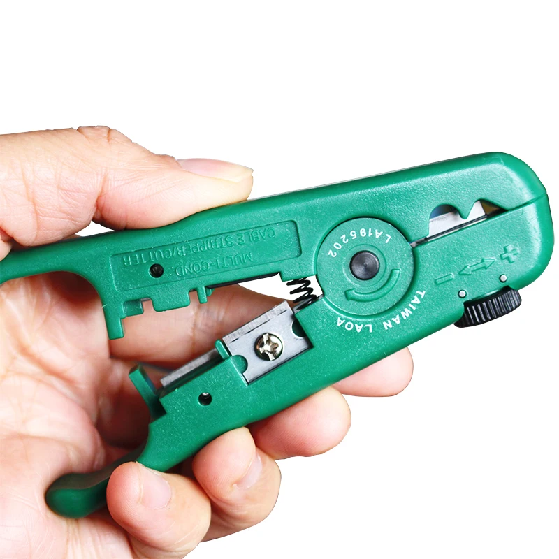 laoa multifunctional wire stripper coaxial cable stripper network stripping tool electrical stripper tool free global shipping