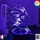 Аниме ночсветильник Haikyuu Koutarou Bokuto для украшения спальни ночсветильник для детей подарок на день рождения манга 3d лампа Bokuto Haikyu