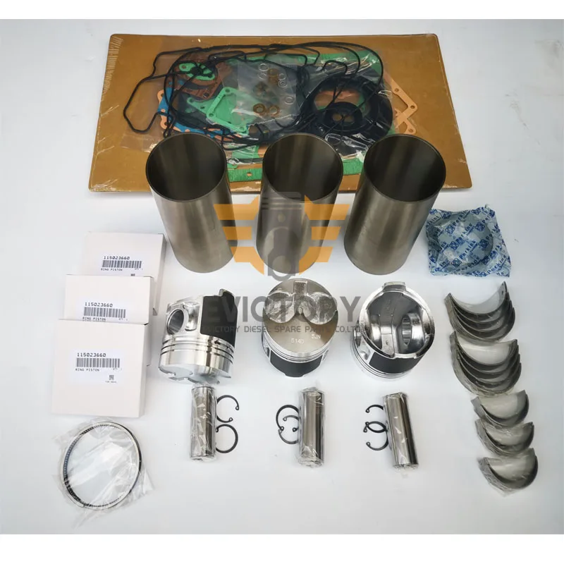 

For Perkins 403C-15 403C overhaul rebuild kit piston ring liner gasket bearing