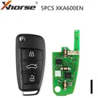 Универсальный пульт дистанционного управления XHORSE XKA600EN VVDI2 для Audi A6L Q7, 3 кнопки, 5 шт.