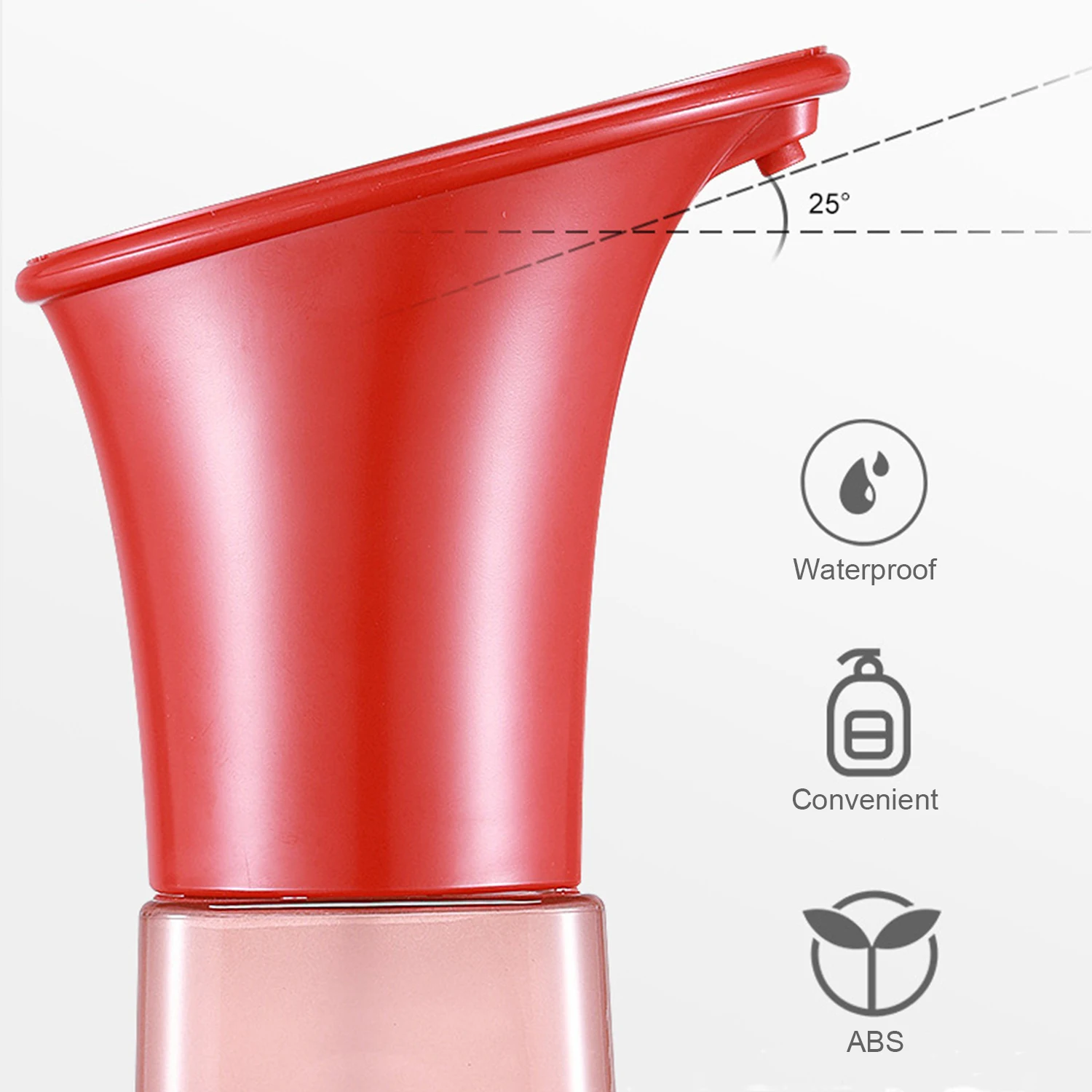 

Automatic Soap Dispenser Infrared Hand-free Touchless Soap Dispenser Dish Lotion Gel Soap Dispenser for Bathroom Kitchen 280mL