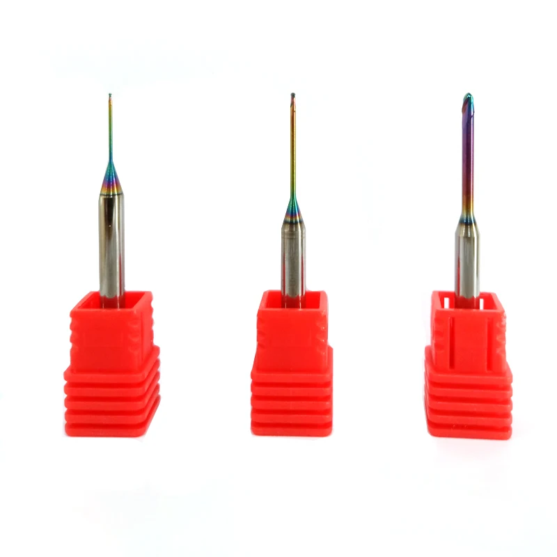 1Pcs/set Cad Cam Dental Burs Roland Milling Cutter DLC Coating For Milling Zirconia Block Available 0.6mm/1.0mm/2.0mm