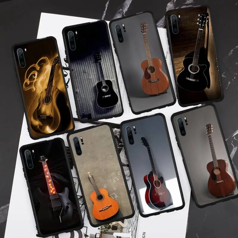 

Fashion guitar musical instrument Phone Case For Huawei honor Mate P 9 10 20 30 40 Pro 10i 7 8 a x Lite nova 5t cover