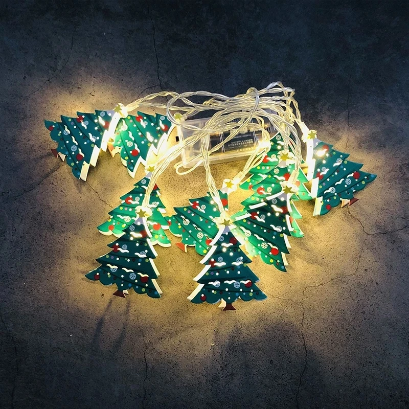 1.5m 10Led String Light Battery Operated Christmas Decor Tree Santa Claus Ornament For Party Wedding Decoration | Дом и сад