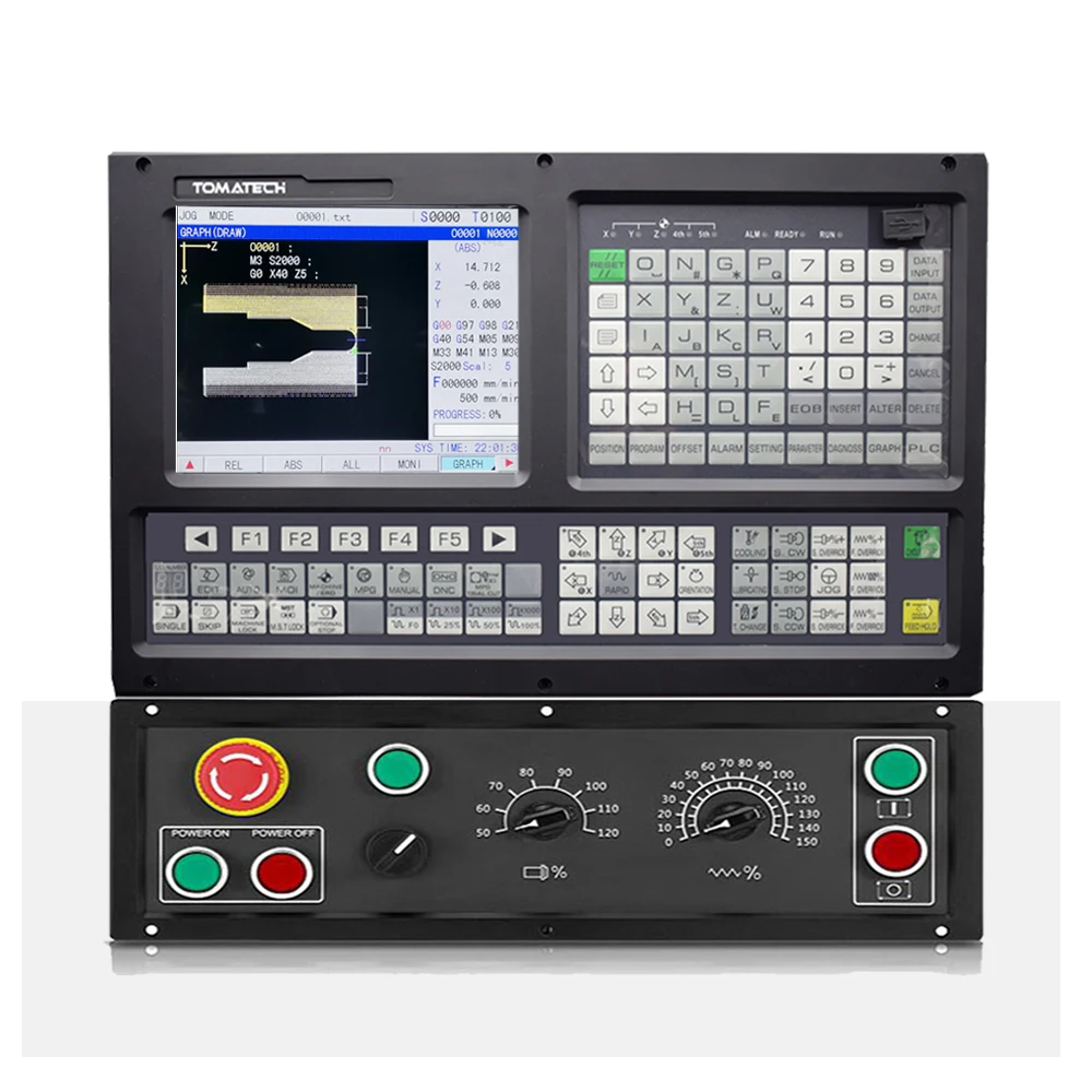 

Economic type 2 axis CNC lathe controller kit with Usb Communication Cnc Controller System similar GSK lathe cnc controller