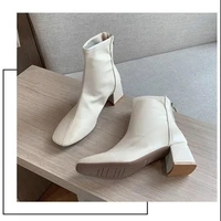 fashion warm plush snow boots ladies pu leather shoes winter ladies casual jason martins botas mujer spring womens ankle boots