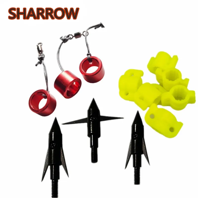 6 шт. желтых пластиковых рыболовных слайдеров + 3 красных из алюминиевого сплава 140