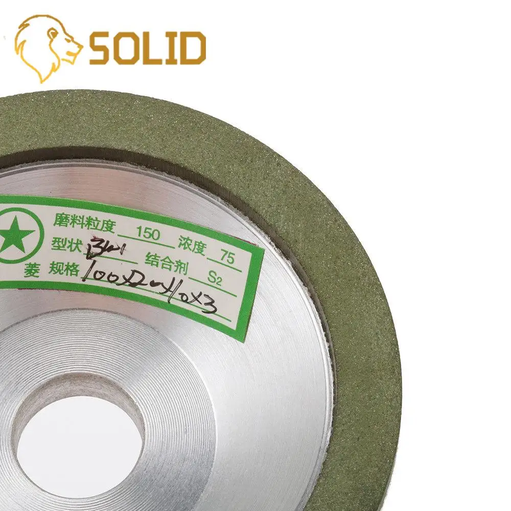 

4" Diamond Grinding Wheel Cup Grinding Circles for Tungsten Steel Milling Cutter Tool Sharpener Grinder Accessories 150/400#